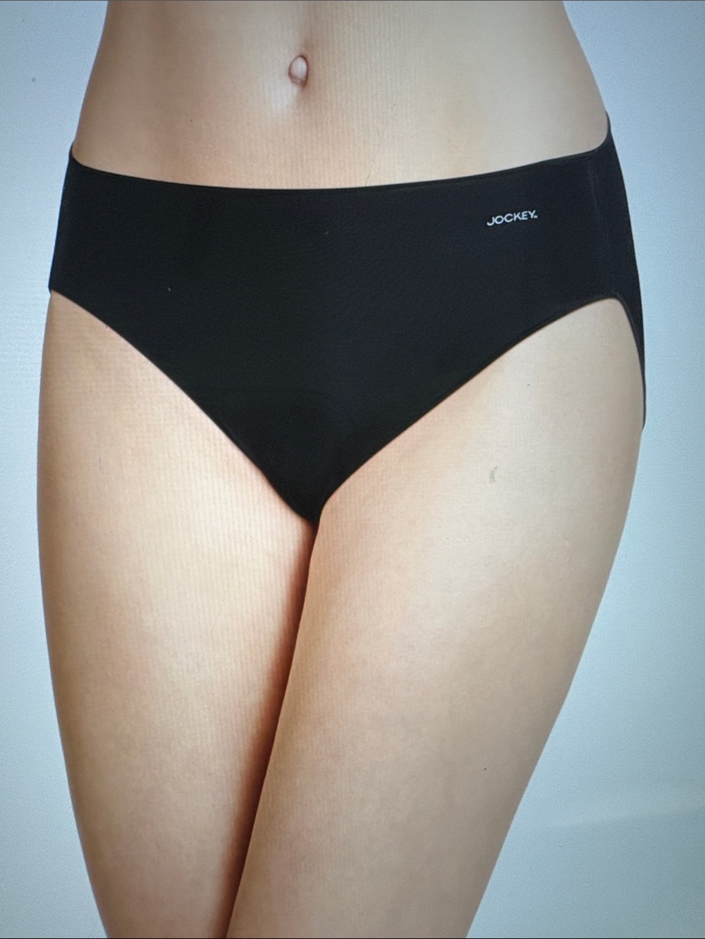 NWT 2 Pack Jockey No Panty Line Promise Bikini Black Size 7/Large